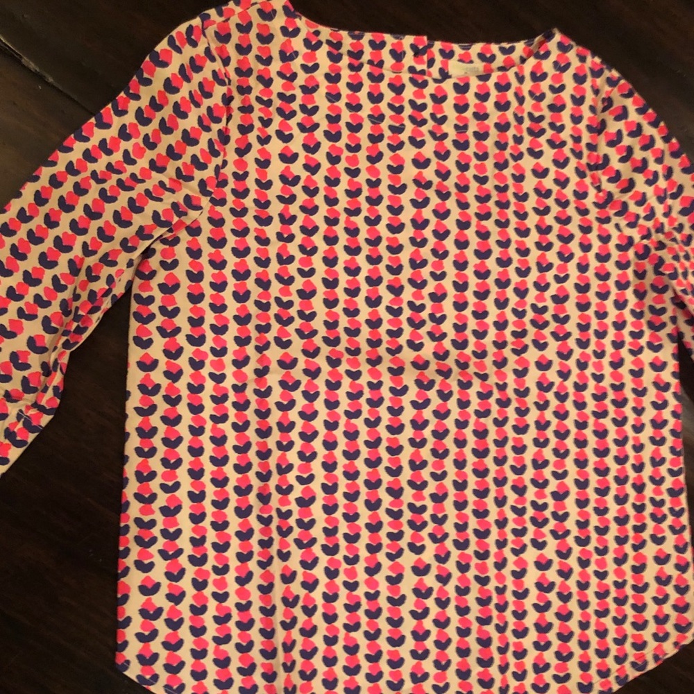 J Crew/ Crewcuts girls LS blouse size 10